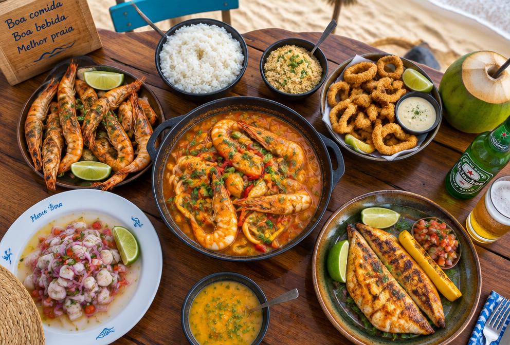 Os melhores restaurantes à beira-mar do Nordeste